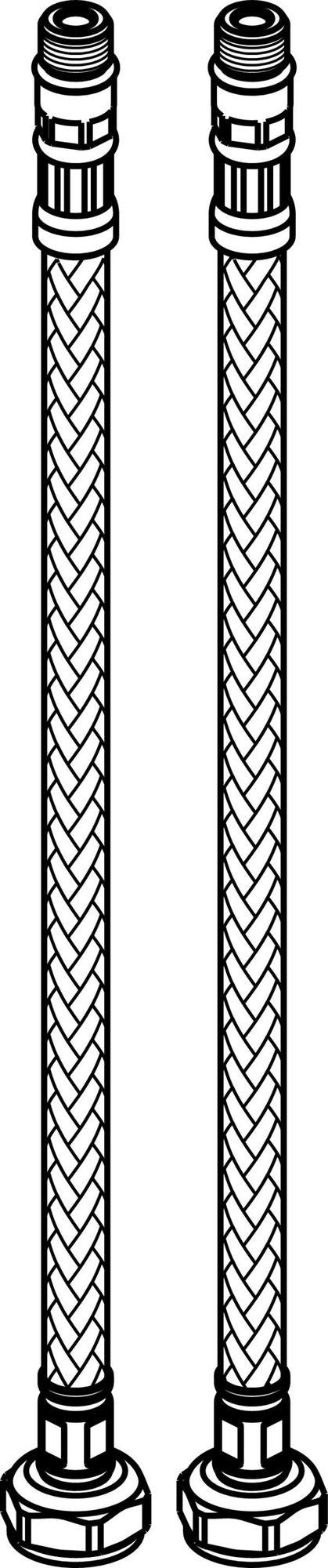 Ideal Standard Schlauch F3/8 M10X1C/8X12/L400 – Ersatzschlauch 400 mm für Sanitär