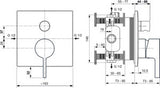 Ideal Standard Joy Neo UP-Badearmatur Chrom – eingriffig, keramisch, mit Umstelleinheit