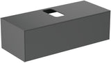 IDEAL STANDARD Conca WT-Unterschrank 1202 mm, 1 Auszug, Push-Open, Anthrazit