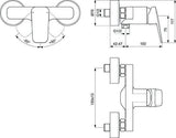 IDEAL STANDARD Waschtisch/Möbel-Paket CONNECT E mit Waschtisch 800 mm weiß/Walnuss dunkel