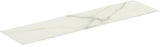 Ideal Standard Waschtischplatte Conca aus Keramik 1987x505x6 mm in Marmor Calacatta