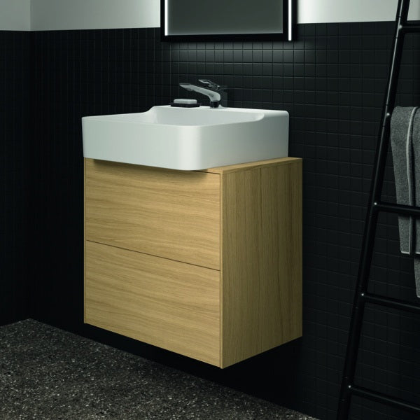 Ideal Standard Conca WT-Unterschrank 602 mm, 2 Auszüge, Push-Open & Softclose, Anthrazit