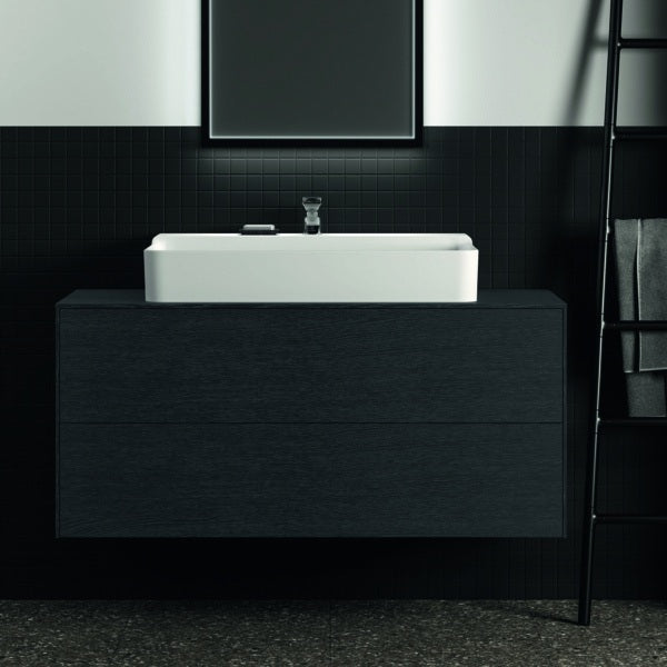 Ideal Standard Conca Waschtischunterschrank 1202 mm, 2 Auszüge, Push-Open, Weiß – Wandhängend