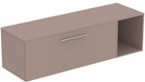 Ideal Standard i.life B Möbel-Set 160 cm – 1 Auszug, 1 offenes Fach, Chrom/Weiß matt