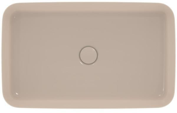 IDEAL STANDARD Ipalyss Schale 650x400x120 mm Seidenweiß – Aufsatzwaschtisch ohne Hahnloch & Überlauf