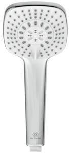 Idealrain Cube Handbrause 100 mm Chrom – 3-Funktion mit Antikalksystem von Ideal Standard