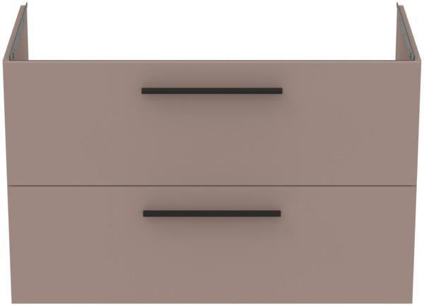 IDEAL STANDARD i.life B Möbelwaschtischunterschrank 1000 mm Weiß Matt, 2 Auszüge, Siphon links