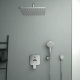 Ideal Standard Idealrain Wandanschluss 300 mm Chrom – Aufputz Kopfbrauseanschluss mit Rosette