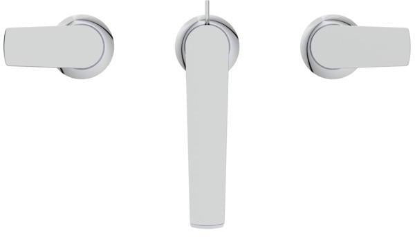 Ideal Standard La Dolce Vita 3-Loch-Waschtischarmatur mit Ablaufgarnitur Chrom