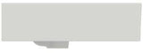 Ideal Standard Extra Aufsatzwaschtisch 500x450x150mm, geschliffen, 1 Hahnloch, mit Überlauf, Weiß