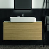 Ideal Standard Conca WT-Unterschrank 1200 mm, 1 Auszug, Eiche geflammt, Push-Open, wandhängend