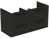 Ideal Standard i.life B Waschtischunterschrank 1200 mm, 4 Auszüge, Weiß matt, wandhängend