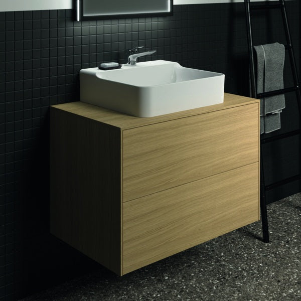 Ideal Standard Conca WT-Unterschrank 802 mm, 2 Auszüge, Push-Open, Anthrazit