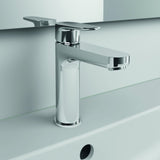 IDEAL STANDARD Cerafine O Waschtischarmatur H120 BlueStart Chrom ohne Ablaufgarnitur