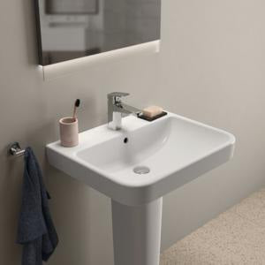 Ideal Standard i.life B Waschtisch 600x480x180mm Weiß ohne Hahnloch mit Überlauf