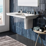 Ideal Standard Möbelwaschtisch La Dolce Vita 1060 mm, 3 Hahnlöcher, Ablage links, Weiß