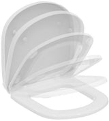 Ideal Standard WC-Sitz Eurovit für Kompakt-WC, Weiß, Duroplast, mit Deckel, 5er-Pack