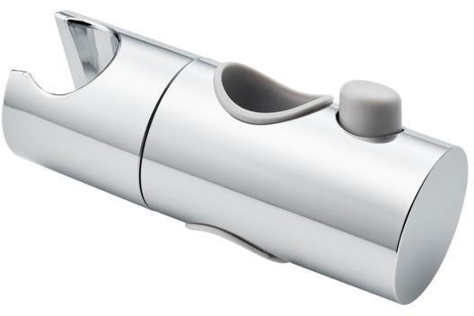 Ideal Standard IS Handbrausehalter für Brausestange, Ø 25 mm, Chrom – Messing, Montage auf Gleitschiene