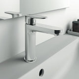 IDEAL STANDARD Cerafine O Waschtischarmatur H120 BlueStart Chrom ohne Ablaufgarnitur