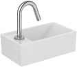 Ideal Standard i.life S Handwaschbecken-Paket mit Standventil, weiß/chrom, Ablauf links