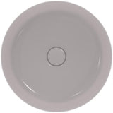 Ideal Standard Ipalyss Aufsatzwaschtisch 400x400mm Seidenweiß ohne Hahnloch ohne Überlauf