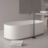 Ideal Standard Linda-X Duo-Badewanne freistehend 1738x850x495mm Mineralguss Weiß