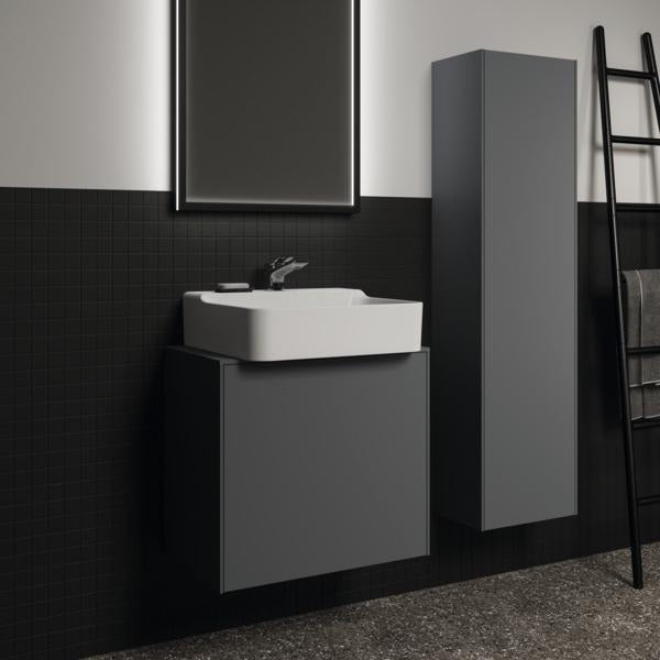 Ideal Standard Conca Waschtischunterschrank Eiche geflammt 602 mm mit Auszug und Push-Open