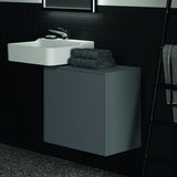 Ideal Standard Conca Waschtischunterschrank 602 mm, 1 Auszug, Push-Open, Weiß – ohne Ausschnitt