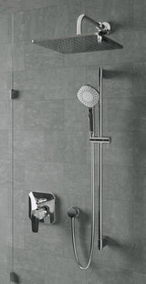Ideal Standard Idealrain Wandanschluss 300 mm Chrom – Aufputz Kopfbrauseanschluss mit Rosette