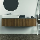Ideal Standard WT-Unterschrank Conca, 2 Auszüge, ohne Platte, 1585 mm, Anthrazit