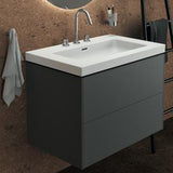 Ideal Standard Möbelwaschtisch Extra 810x510mm Weiß mit 3 Hahnlöchern und Überlauf