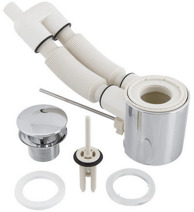 Ideal Standard Ablaufgarnitur SimplyU mit Überlauf Ideal Flow, Chrom