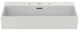 IDEAL STANDARD Waschtisch Extra 700x450x150mm geschliffen Weiß mit 3 Hahnlöchern und Überlauf