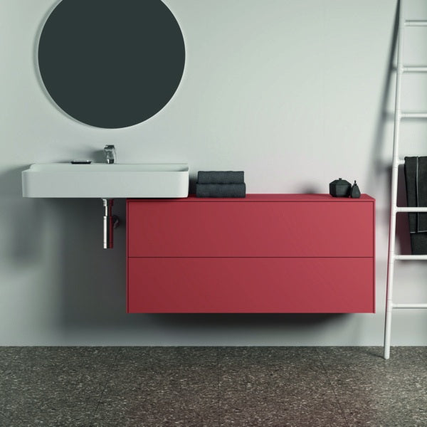 Ideal Standard WT-Unterschrank Conca, 2 Auszüge, ohne Ausschnitt, 1202x373x550 mm, Weiß