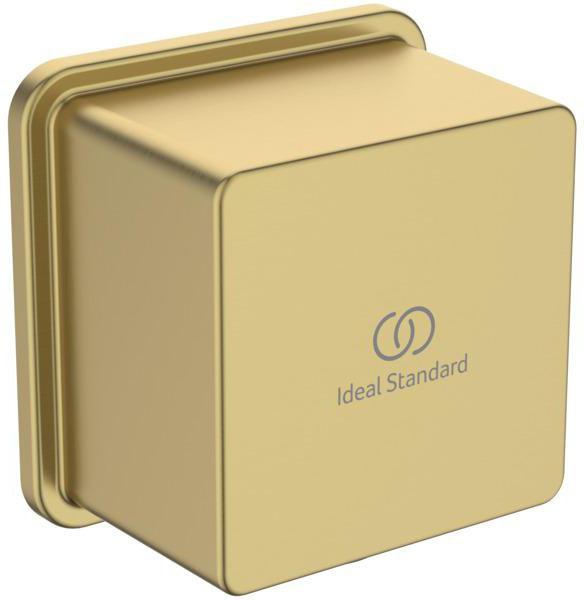 IDEAL STANDARD Idealrain Atelier Wandanschlussbogen G1/2 eckige Rosette Brushed Gold