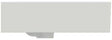 IDEAL STANDARD Extra Aufsatzwaschtisch 700x450mm Weiß ohne Hahnloch mit Überlauf