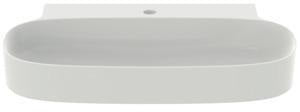 Ideal Standard Aufsatzwaschtisch Linda-X 750x500x135mm geschliffen Weiß 1 Hahnloch ohne Überlauf