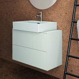Ideal Standard Conca Waschtischunterschrank Eiche hell 802 mm – 2 Auszüge, Push-Open, wandhängend