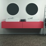 IDEAL STANDARD Conca WT-Unterschrank 2387x505x370 mm, 2 Auszüge, mit Ausschnitt, Weiß