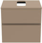 Ideal Standard Finesse Waschtischunterschrank 602 mm, 2 Auszüge, Greige matt, wandhängend