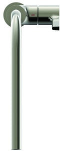 IDEAL STANDARD Gusto Küchenarmatur 232 mm L-Auslauf Silver Storm