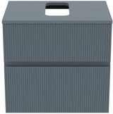 Ideal Standard Finesse Waschtischunterschrank 602 mm, 2 Auszüge, Greige matt, wandhängend