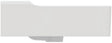 Ideal Standard Conca Aufsatzwaschtisch 1200x450x165 mm, 1 Hahnloch, mit Überlauf, Weiß