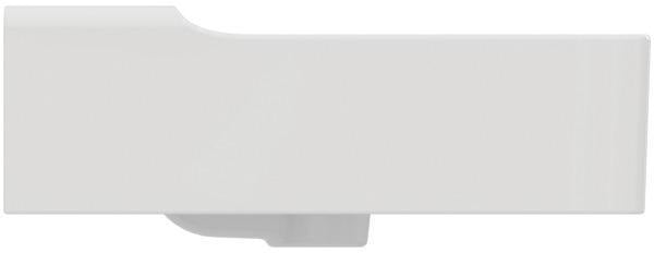 IDEAL STANDARD Conca Aufsatzwaschtisch 1200x450x165 mm, Weiß, 3 Hahnlöcher, mit Überlauf