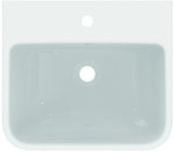 Ideal Standard i.life B Waschtisch 500x440mm Weiß mit Überlauf und 1 Hahnloch – Hängend