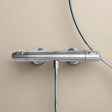 Ideal Standard Ceratherm T25 Brausethermostat AP, Ausladung 80 mm, Chrom – mit Verbrühschutz