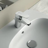 Ideal Standard Ceraflex Waschtischarmatur Chrom 101 mm mit Ablaufgarnitur und BlueStart