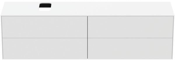Ideal Standard Conca WT-Unterschrank 1987 mm, 4 Auszüge, Eiche geflammt, Push-Open & Softclose