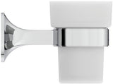 IDEAL STANDARD Zahnputzbecher La Dolce Vita Silver Storm – Wandhängend, Edelstahl matt, 1 Becher