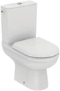 Ideal Standard Stand-WC-Kombipaket Exacto, spülrandlos, mit Softclosing, 360x625x780 mm, Weiß